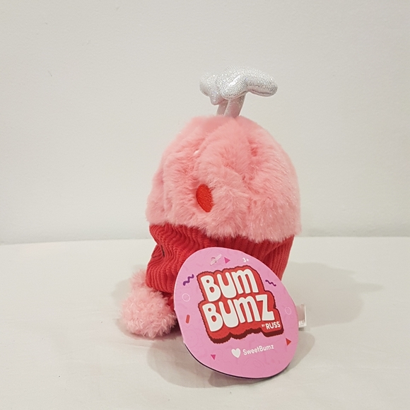 Mini SweetBumz Cramer the Cupcake 4.5" Valentines Bumbumz - Picture 4 of 4